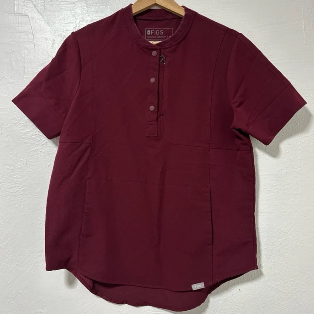FIGS Gidya Henley scrub top XS
